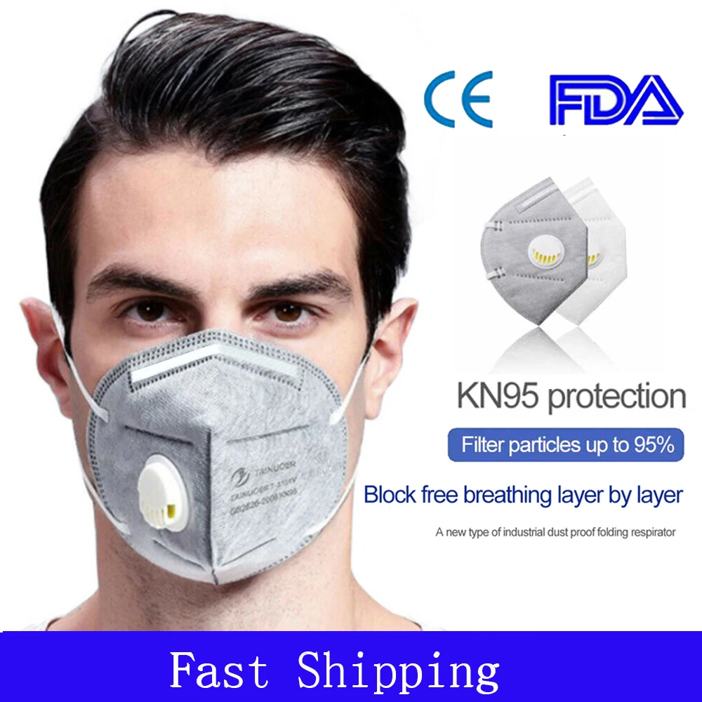 N95 Anti Dust Mask Anti PM2.5 Pollution Face Mouth Respirator Breathable Valve Mask Filter 3D Mouth Cover Masks Care As ffp3
N95 Anti Dust Mask Anti PM2.5 Pollution Face Mouth Respirator Breathable Valve Mask Filter 3D Mouth Cover Masks Care As ffp3