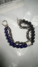 Pulsera de acero inoxidable con cuentas de ojo de tigre para hombre, cadena de eslabones de acero inoxidable, brazalete de Yoga, joyería para hombre 2020