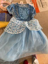 Las niñas vestido de la princesa del traje de los niños fiesta Cosplay Disfraz niños túnica de Halloween Fille