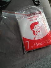 Bolsa Ziplock transparente gruesa de sellado de plástico bolsa de plástico PE poliéster bolsas de almacenamiento fresco comida sobre bolsa reutilizable, bolso de la cremallera 8 de seda