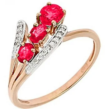Lucas Gold Ruby Diamond Ring in red gold
Lucas Gold Ruby Diamond Ring in red gold