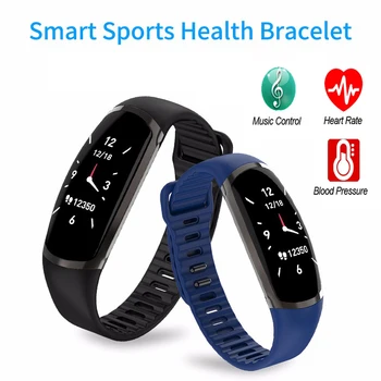 Smart Bracelet Real-time Heart Rate Monitor Music Control Sport Band Blood Pressure Fitness Tracker Smart Wristband Men Women
Smart Bracelet Real-time Heart Rate Monitor Music Control Sport Band Blood Pressure Fitness Tracker Smart Wristband Men Women