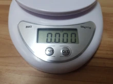 Báscula de cocina de 5KG/1G, balanza electrónica LCD adecuada para cocina doméstica