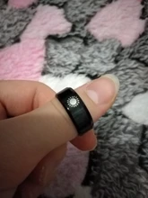 Letdiffery Luna Simple sol par anillos para amante negro de acero inoxidable de los hombres de las mujeres anillo de boda regalos del Día de San Valentín