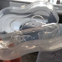 1 par de carcasa ultrafina de silicona protector de pezón maternidad Gel de sílice protector de boquilla lactancia materna de alta calidad
