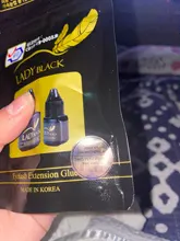 Pegamento de extensión de pestañas negras para mujer, 1 botella de 5ml, pegamento de extensión de pestañas postizas de secado rápido durante 6 semanas, herramientas profesionales de maquillaje