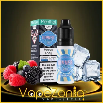 Dinner Lady Salt Nic HEISEN LADY 20 mg 10 ml
Dinner Lady Salt Nic HEISEN LADY 20 mg 10 ml