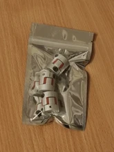 Acoplador de tres mandíbulas D20L25, eje flexible de aluminio D20 L25, conector de motor de acoplamiento BW, almohadilla de goma sólida 6/6,35/8/10 /mm