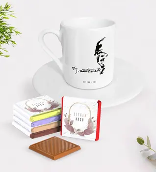Personalized Ataturk Themed Turkish coffee Cup and Chocolate Gift Seti-21 
Personalized Ataturk Themed Turkish coffee Cup and Chocolate Gift Seti-21