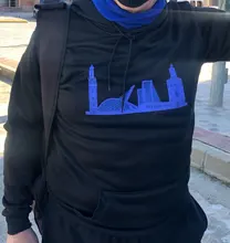 Sudaderas con capucha personalizadas para hombres y mujeres, Impresión de imagen de logotipo de texto artesanal, ropa de alta calidad, deportiva personalizada, informal, talla XS-4XL, 2020