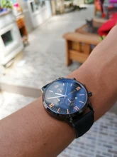 Pulsera de cuarzo para hombre, reloj deportivo masculino en material de acero inoxidable, con correa de cuero, estilo de negocios, a la moda, 2020