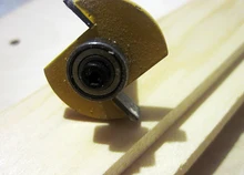 1pc 8mm vástago T-Sloting Router poco broca con rodamiento de madera fresado de ranuras de tipo T Rabbeting madera herramienta para madera MC02091