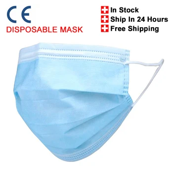 50Pcs Anti Flu Disposable Protective Face Mask Breathable Soft Antibacterial Dustproof Blue Mask Non-woven 3 Layer Elastic Masks
50Pcs Anti Flu Disposable Protective Face Mask Breathable Soft Antibacterial Dustproof Blue Mask Non-woven 3 Layer Elastic Masks