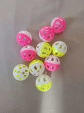 Pet Parrot Toy Bird Hollow Bell Ball For Parakeet Cockatiel Chew Fun Cage Toys 23