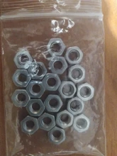 2-50 Uds DIN934 M1 M1.2 M1.4 M1.6 M2 M2.5 M3 M4 M5 M6 M8 M10 M12 de latón de acero inoxidable de acero con negro de aluminio de tuerca hexagonal loco