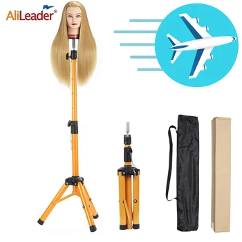 Alileader Fast Shipping Adjustable Tripod Golden Color Mannequin Training Wig Head Holder Wig Stand Tripod For Wig Making Kit
Alileader Fast Shipping Adjustable Tripod Golden Color Mannequin Training Wig Head Holder Wig Stand Tripod For Wig Making Kit
