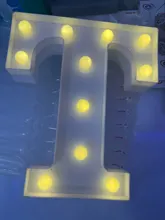 Letrero con símbolo de letras para decoración del hogar, luces LED de plástico con forma de corazón para escritorio, adorno de letras para boda, regalo de San Valentín