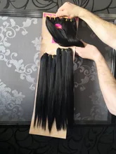 Adorable Quattro Yaki Wave 4 Uds 12-18, con pequeño gratis cierre pelo mechones resistente al calor de fibra de Yaki recto paquete del pelo teje