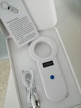 Escáner de Microchip para mascotas, lector de chips de identificación de animales, de mano, RFID, USB, para perro, gato, caballo, 134,2 Khz, ISO, FDX-B