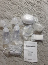 Bomba extractora de leche eléctrica, extractor de leche manual de silicona unilateral y bilateral, accesorios para lactancia materna de bebés