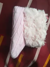 Botas de nieve para primeros pasos para bebé, zapatos de lana tejida de croché para niño y niña, Invierno 2021