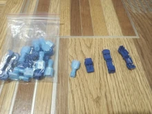 Conectores rápidos de Cable eléctrico, Terminal a presión de Cable de bloqueo de empalme, terminales eléctricos de crimpado, conector de Cable a prueba de agua, 50 uds. (25 juegos)