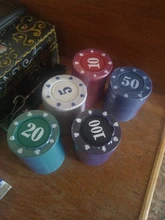 Fichas de plástico redondas de 100 uds, juego de cartas de póker de Casino, accesorios para contar Baccarat G99D