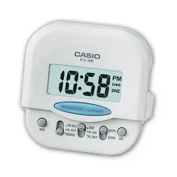 PQ-30B-7EF travel alarm clock White
PQ-30B-7EF travel alarm clock White