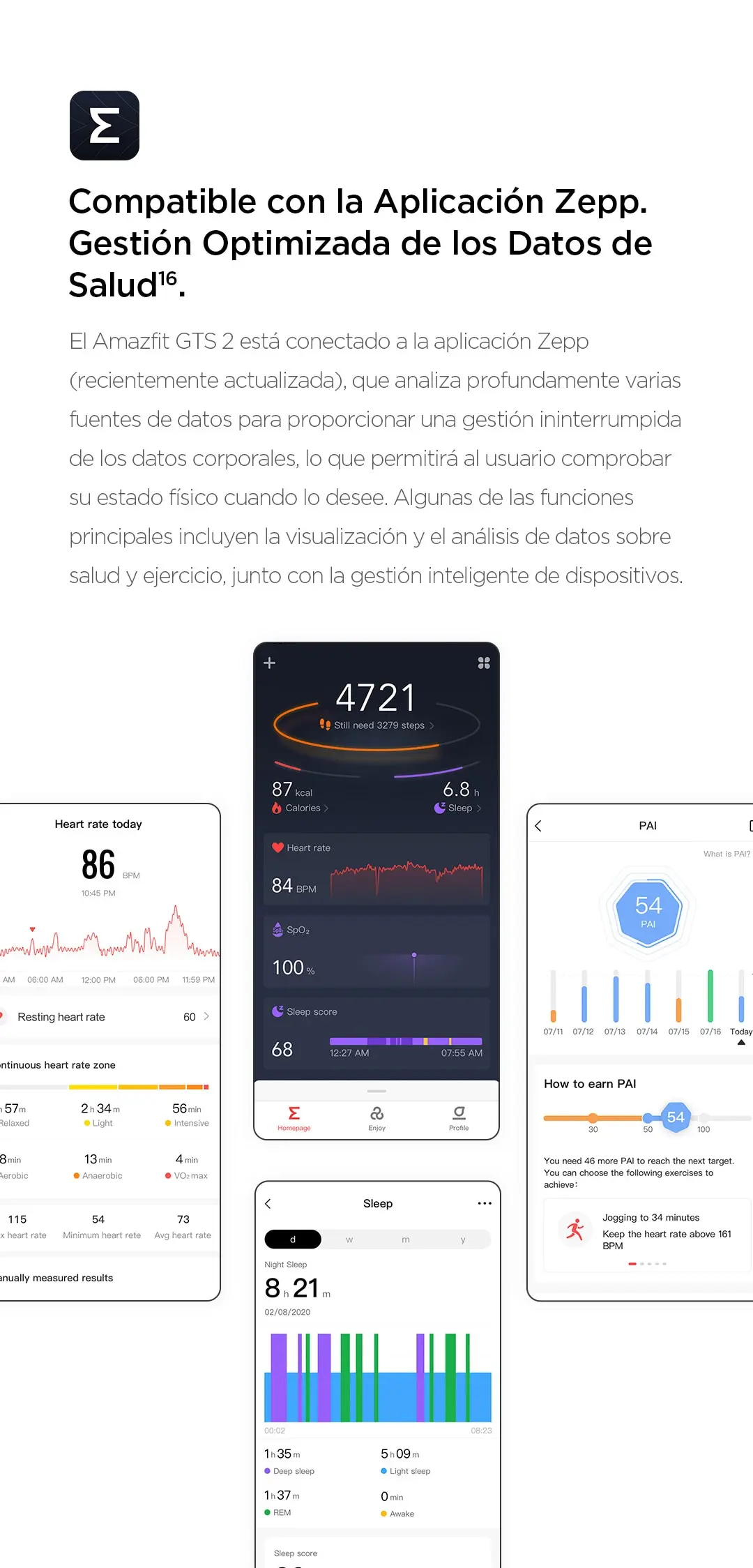 Amazfit GTS 2, Jam Tangan Pintar Layar AMOLED, Musik, 5ATM, Kontrol Tidur Olahraga Luar Ruangan 12 Mode Android IOS Amazfit GTS 2, Jam Tangan Pintar Layar AMOLED, Musik, 5ATM, Kontrol Tidur Olahraga Luar Ruangan 12 Mode Android IOS