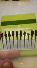 Cabezales de molienda de acero de tungsteno, juego de rebaba de carburo de tungsteno, material de diamante, accesorios dremel, 10 Uds.