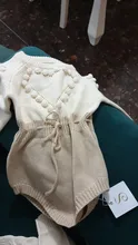 Conjunto de ropa para niñas pequeñas, Pelele de punto, cárdigan para niños pequeños recién nacidos, suéter de algodón, otoño