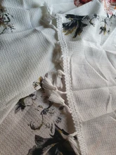 Beachwear Tunic Shirt Kimono Bikini Bathing-Suit Cover-Up Tassels CUPSHE Chiffon Floral-Print