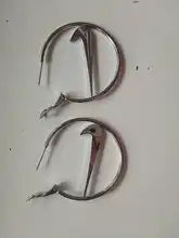 Pendientes Red Hip-hop Street, Hip Hop, forma de gancho, pendientes de acero de titanio, gancho, pendientes redondos