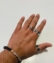 Anillo de acero inoxidable con diseño de rayo para hombre y mujer, sortija, estilo coreano, elegante, regalo de San Valentín, boda, Anel OSR228