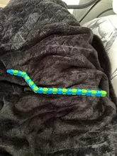 Rompecabezas de serpiente de 24 Links para niños, juguete sensorial clásico, pista loca, juguete de descompresión para niños, autismo