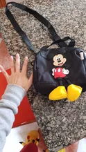 Nueva Disney Mickey Mouse dibujos animados chica bolso de los niños bolsa de almacenamiento de las niñas de dibujos animados Mickey Minnie Mouse bolso bolsos de hombro