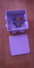 Caja de alimentación impermeable para exteriores, caja de control eléctrico de plástico ABS IP65, bricolaje, carcasa de cable de conexión interior, caja de empalme de Rama