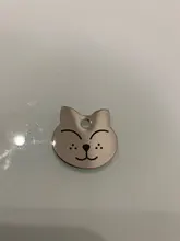 Collar con colgante de acero inoxidable para gato, etiqueta de identificación personalizada para gato, accesorios para mascotas, forma de pez