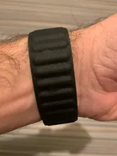 Correa de cuero para Apple watch, correa de 44mm, 40mm, 38mm, 42mm, 1:1, Original, con lazo magnético, iWatch seires 5 4 SE 6