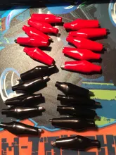 Probe-Meter Alligator-Clip Electrical-Clamp Testing Auto-Battery Crocodile Metal 28MM