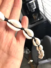 Caliente Concha Collar de conchas marinas de la joyería de las mujeres de verano de playa Concha gargantilla bohemio cuerda Cowrie collares de abalorios Collar hecho a mano de la mujer