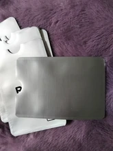 10 unids/lote Anti robo el banco de Protector de la tarjeta de crédito NFC RFID bloqueo cartera mujer tarjeta titular cartera cubierta de papel de aluminio de caja de tarjeta de negocio