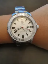 WAZ2114.BA0875-Reloj de pulsera para hombre, de cuarzo, de lujo, tonneau, Tourbillon automático, para negocios, Aquaracer