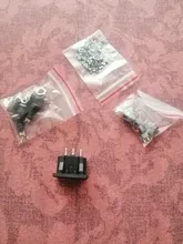 Conector de Audio PJ392A de 3,5 MM, 3 Pole, montaje de Panel de soldadura estéreo negro, dorado, con tuercas PJ-392A, 5 uds.