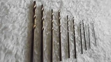 TTAKA7 10 unids/set Set de puntas de taladro en espiral HSS M35 Co broca 1mm 1,5mm 2mm 2,5mm 3mm utilizado para acero de acero inoxidable