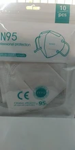 Mascarilla de seguridad KN95 de 5 capas, Máscara protectora KN95, antipolvo, reutilizable, envío rápido