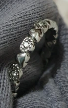 HOMOD-abalorios de anillo de plata de cristal para mujer, anillo redondo para el dedo de Cz transparente grande Diy, joyería de Color plateado para fiesta y boda