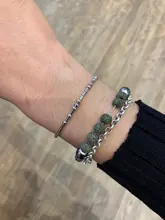Pulsera de cadena negra ajustable con cuentas de código Morse hecha a mano, letras I Love You, Charm creativo de cartón, joyería para enamorados