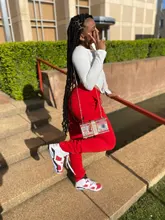 Ropa de calle de pierna ancha para mujer, pantalones acanalados apilados, Leggings de cintura alta, ropa deportiva, chándal Sexy, pantalones de chándal