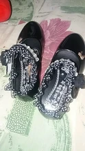 Zapatos de cuero para niñas, zapatos escolares de princesa para vestido de boda, sandalias de verano con lazo, moda coreana, color negro